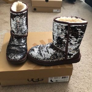 Reversible Sequin Uggs